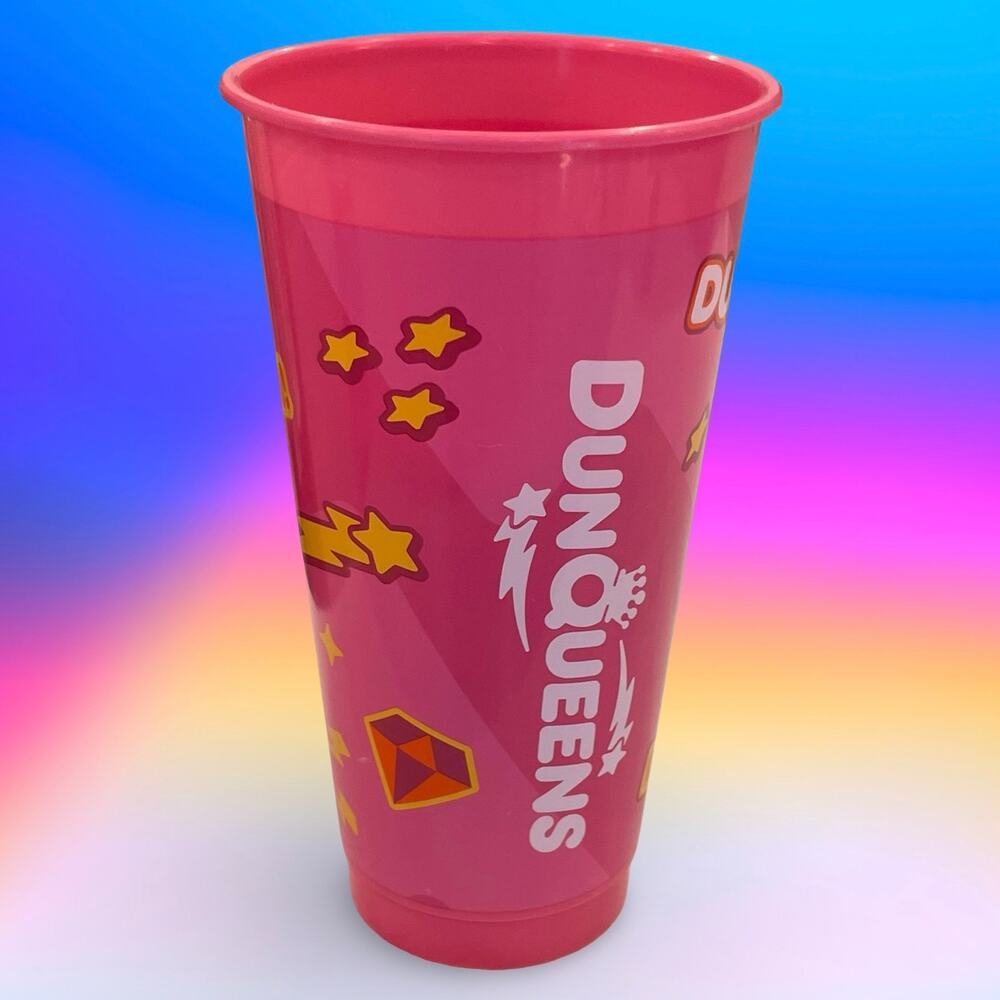 Dunkin 2025 DunQueens Acrylic Tumbler 24oz Replacement Cup ONLY No Lid No Straw